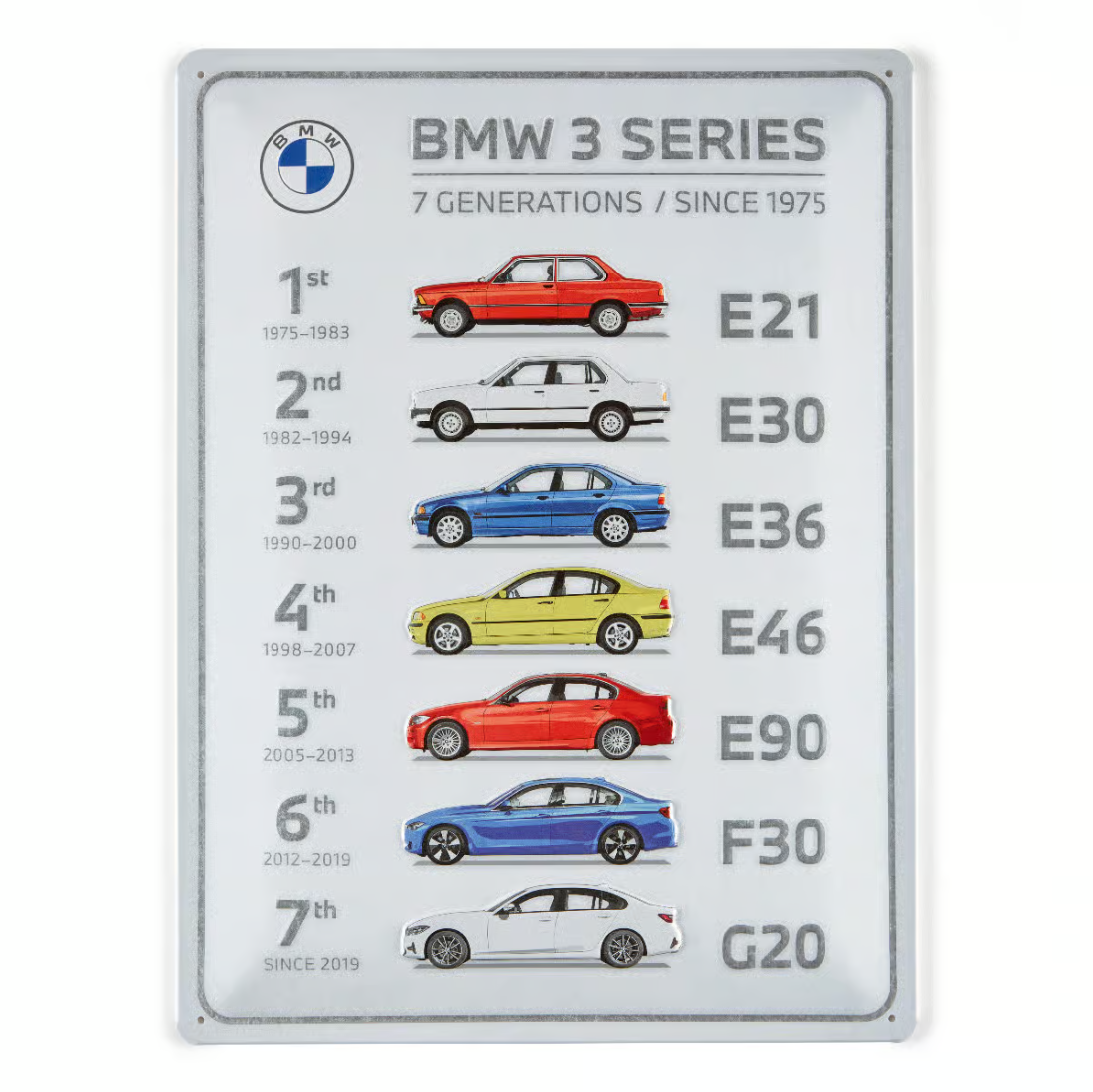 BMW Blechschild 3er Serie