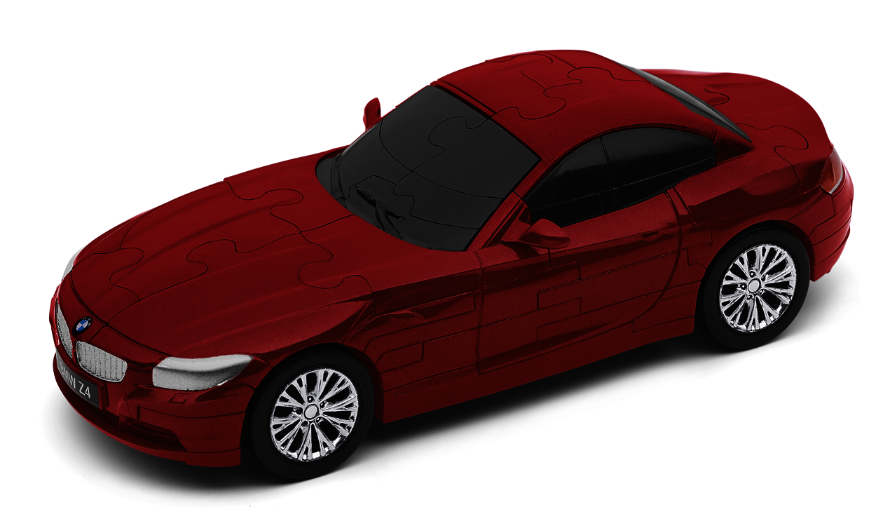 BMW Z4 Puzzle 3D Lackiert (Rot)